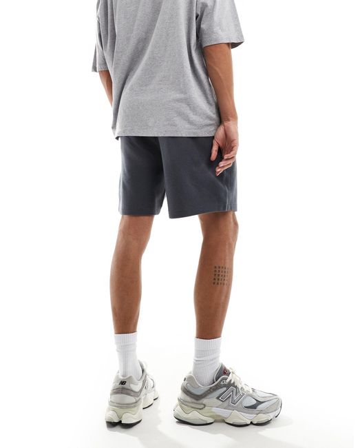Hollister Gray 7inch Pull On Twill Jersey Shorts for men