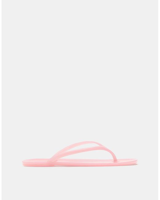 Pull&Bear Pink – jelly-sandalen