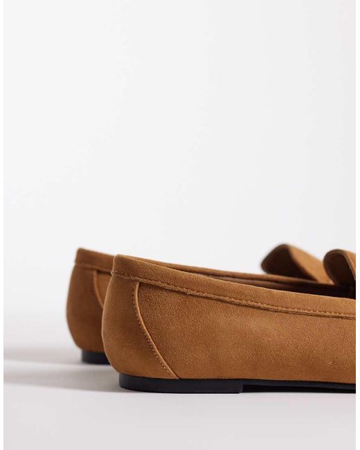 London Rebel Brown Londn Rebel Wide Fit Bailey Loafer