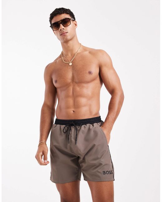 Boss Blue Boss Starfish Swim Shorts for men
