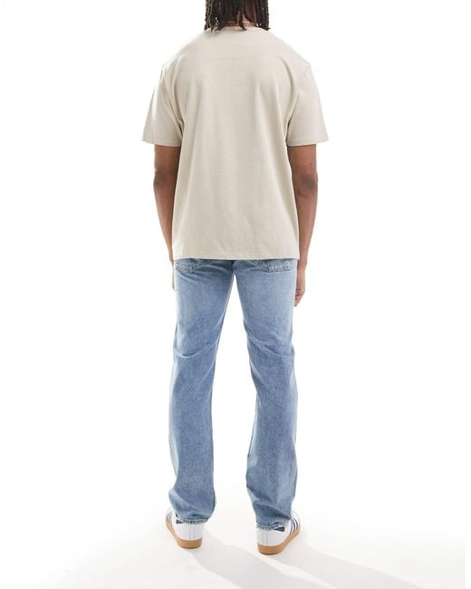 Levi's Blue 501 Original Straight Fit Jeans for men