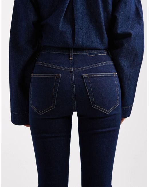 Miss Selfridge Blue Flare Jean