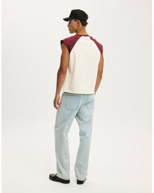 Cotton On Blue Baggy Jean for men