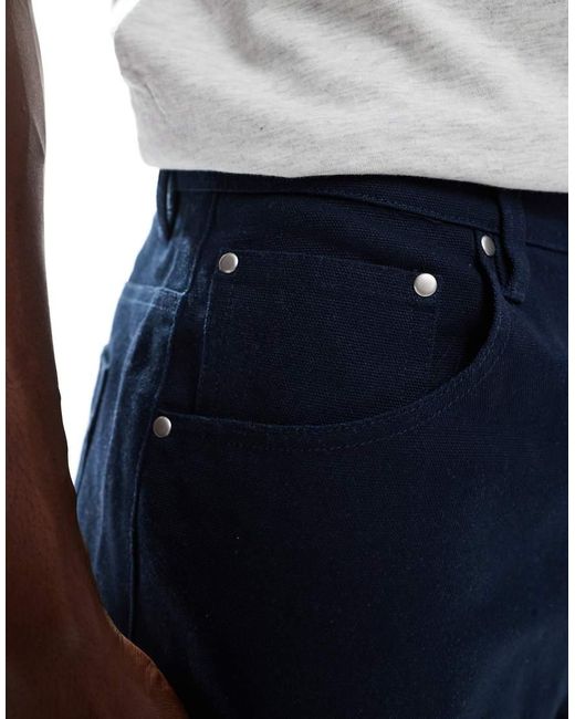 ASOS Blue Mid Length Shorts for men