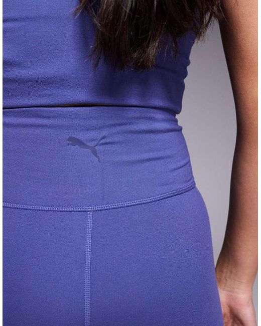 PUMA Purple Train Hw Fl Leggings