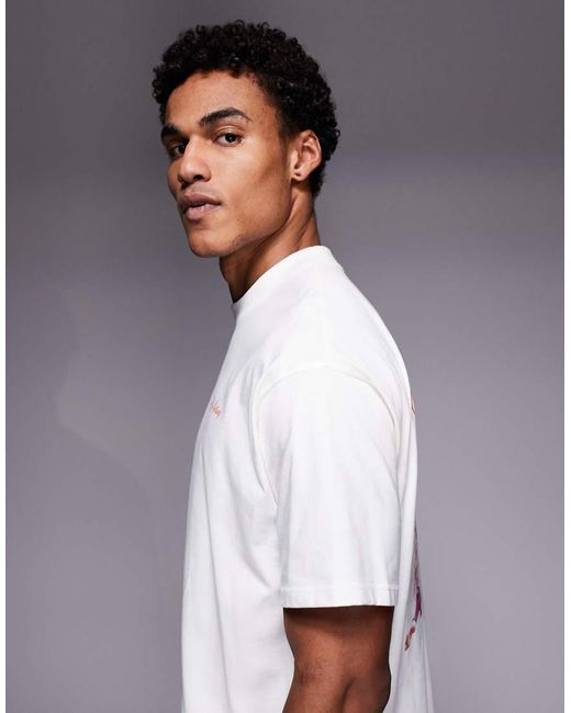 Good For Nothing White Oversized T-shirt for men
