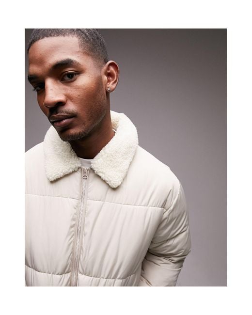 Topman puffer shop jacket