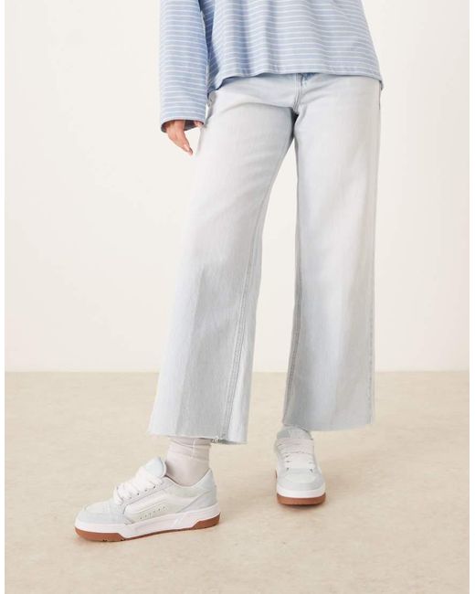 Vans White Hylane Suede Trainers