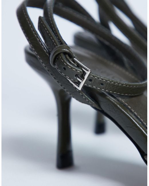 TOPSHOP White – gilly – zehenstegsandale