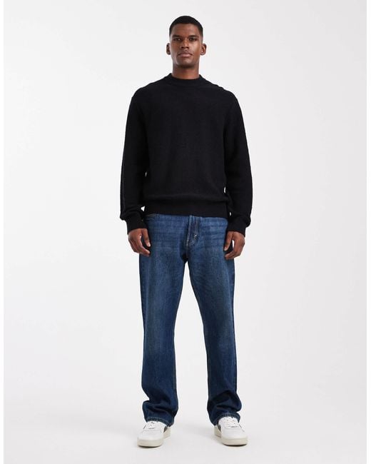 Jack & Jones Blue Boucle Jumper for men
