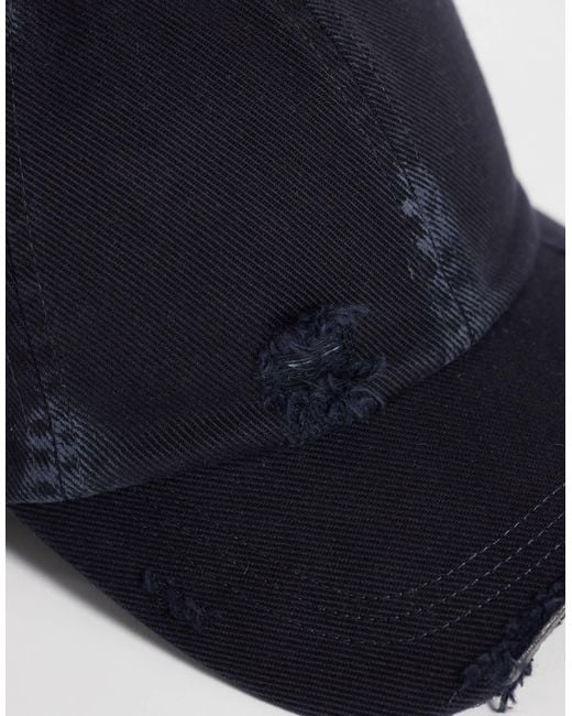Weekday Blue Distressed Cap