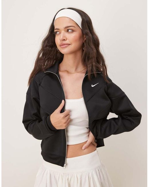 Nike Black Trend Full Zipped Jacket
