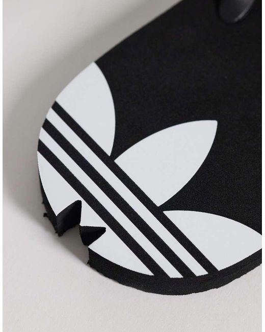 Adidas Originals Black Adisun Thongs