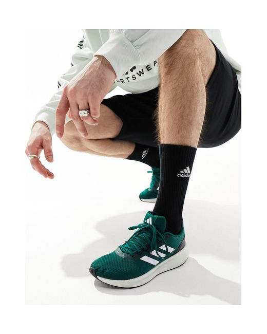 Adidas - running runfalcon 3.0 - baskets - vert foncé/blanc Adidas Originals pour homme en coloris Black