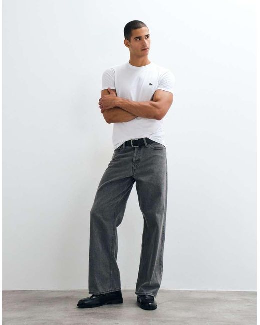 Pima di Lacoste in Brown da Uomo