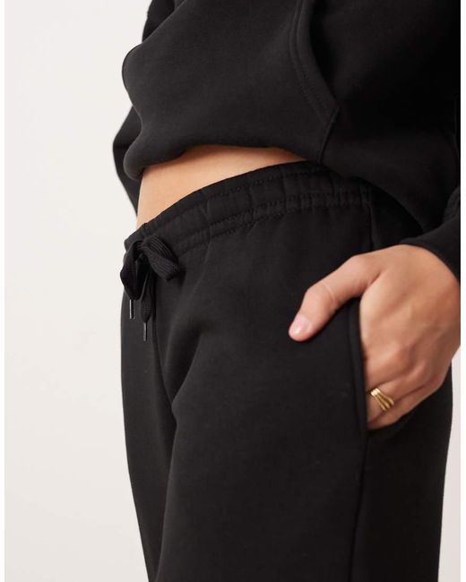 Gina Tricot Black Co-Ord Loose Fit Straight Leg Joggers