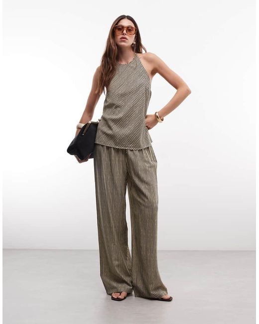 ONLY Gray Halterneck Top Co-Ord