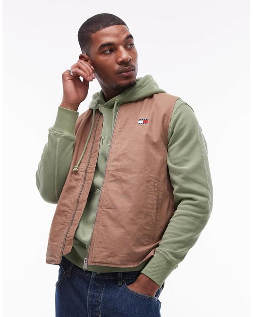 Tommy Hilfiger – denim-weste in Multicolor für Herren