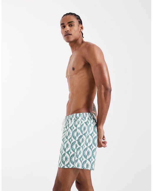 ASOS Blue Swim Shorts for men