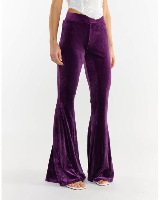 Collective The Label White Wide Leg Trousers