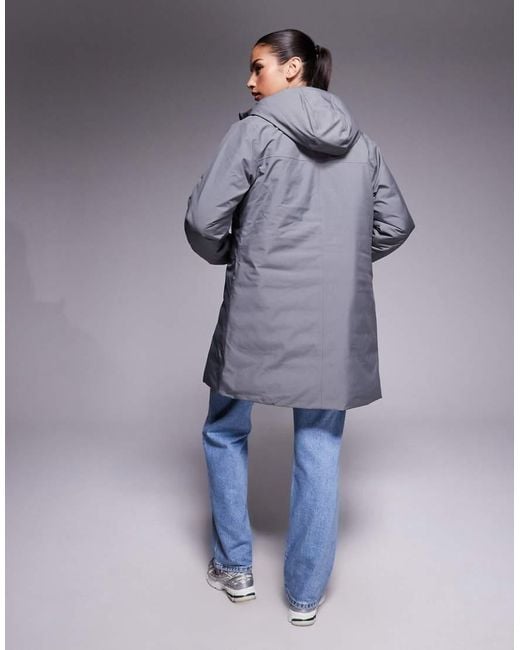 The North Face Blue W Mtn Range Down Parka
