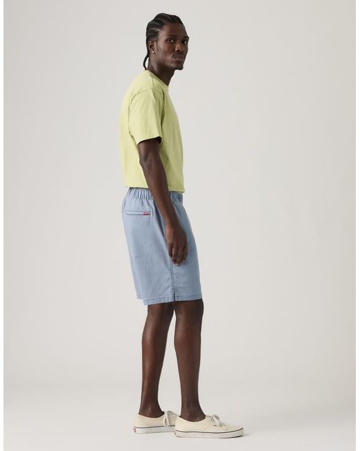 Levi's Blue Boxer Cotton Linen Shorts for men