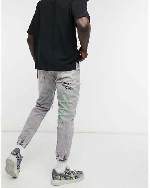 Jeans denim joggingbroeken voor heren in de maat 33/32 | KLEDING.nl
