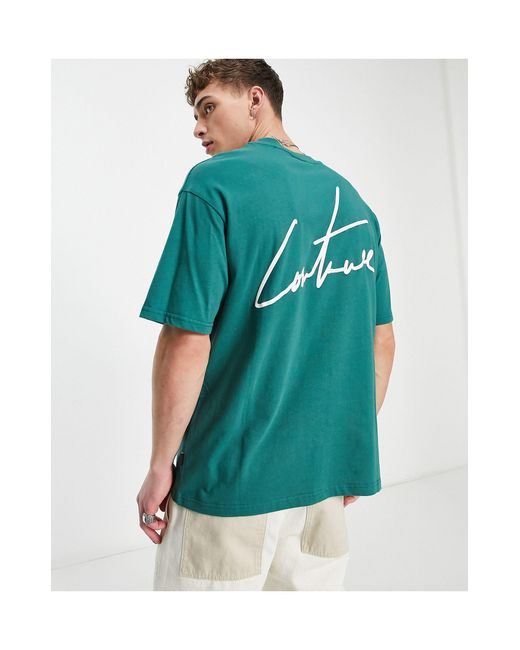 The Couture Club Relaxed Fit T-shirt in Green for Men | Lyst Canada