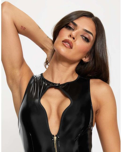 Ann Summers Black Halloween Dominating Jumpsuit