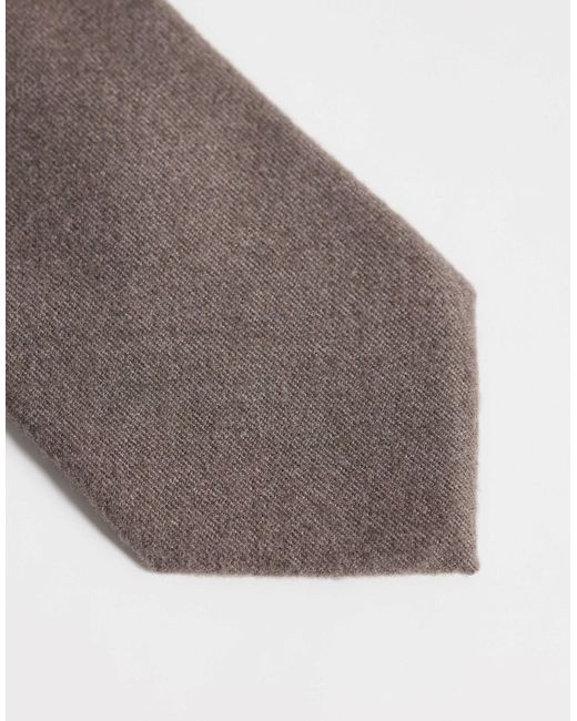 ASOS Flanellkrawatte in Gray für Herren