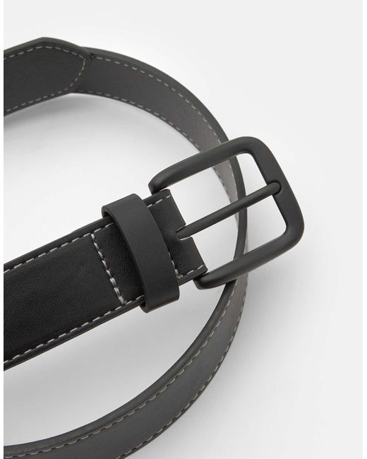 Pull&Bear – gürtel in Black für Herren