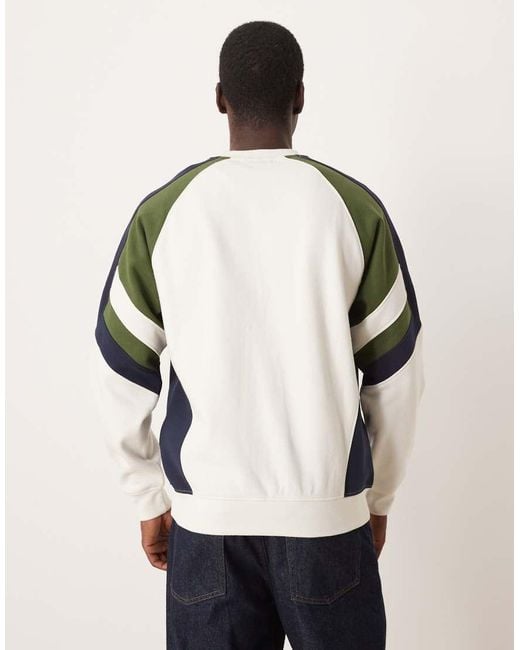 Sudadera Hueso Con Diseño Color Block Peli De Alma de Ace de hombre de color Natural