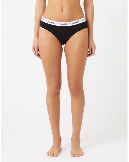 French Connection Red 7 Pack Cotton Fcuk Ladies Thongs