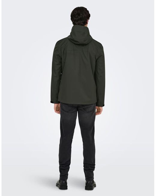 Only & Sons Gray Jacket for men