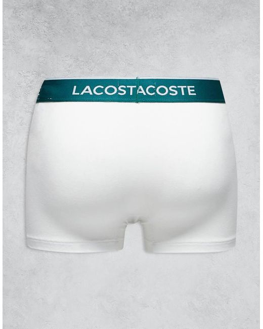 Lacoste Multicolor Essentials 3 Pack Trunks for men