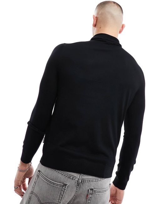 Pull col montant Only & Sons pour homme en coloris Black