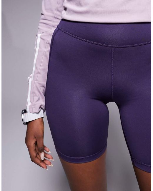 Adidas Originals Purple Adidas Training Optime Essentials 7" Shorts