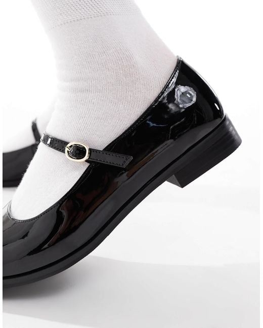 London Rebel White Abigal Mary Janes
