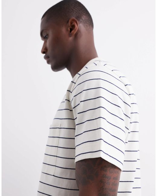ARKET Gray Short Sleeve T-Shirt With Pocket for men
