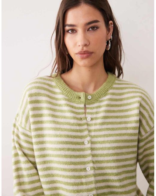 ASOS Natural Lightweight Relaxed Cardigan