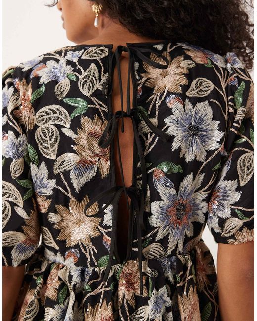 Sister Jane Multicolor Dream Embroidered Mini Dress