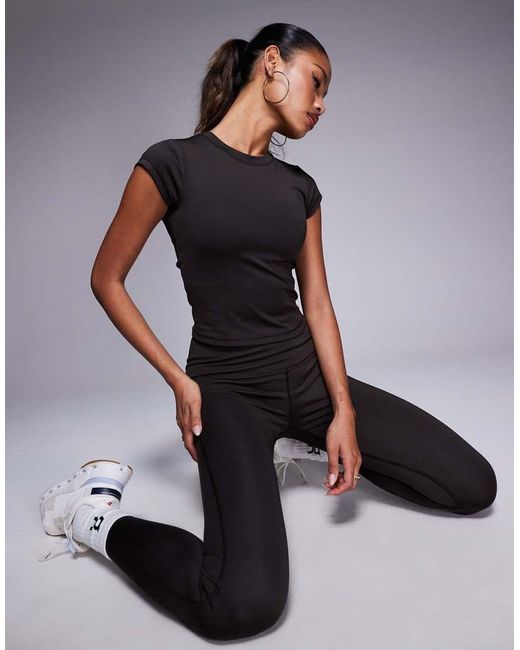 4505 Blue Run High Waist Legging With Zip Phone Pocket