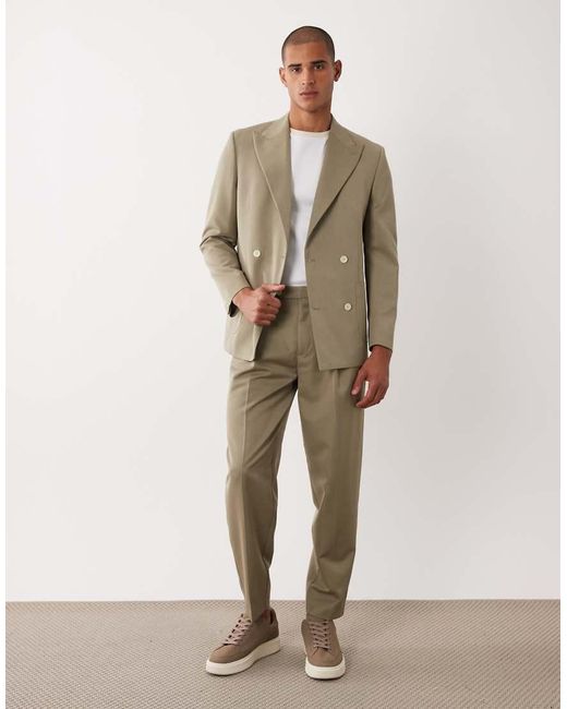 ASOS Natural Regular Suit Jacket for men