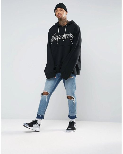 Hoodies with top extra long sleeves