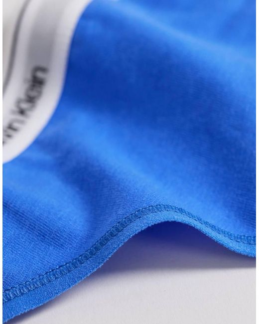 Calvin Klein Blue Icon Logo Pride 5 Pack Thongs