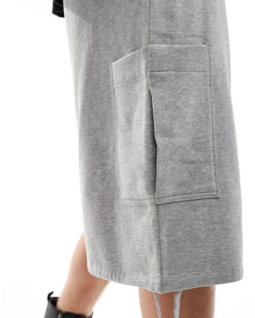 Pantalones cortos cargo gris jaspeado ASOS de hombre de color Gray