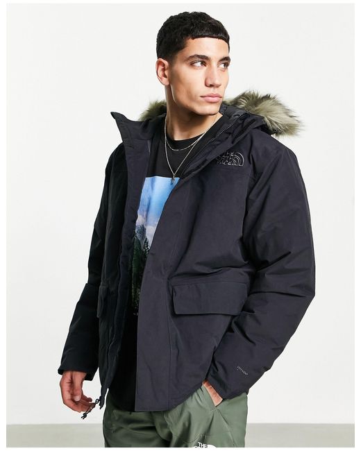 The North Face Arctic Parka Jacket in Black for Men - Lyst