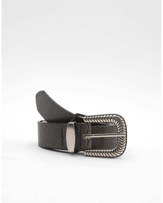 Pull&Bear – cowboy-gürtel in Blue für Herren