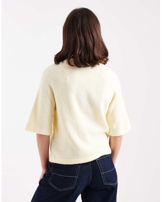 Brave Soul White Crew Neck Short Sleeve Knitted T-Shirt