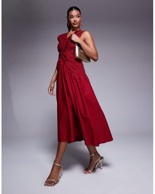 ASOS Red – midikleid